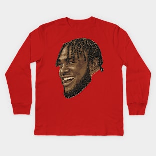 Will Anderson Jr. Houston Portrait Kids Long Sleeve T-Shirt